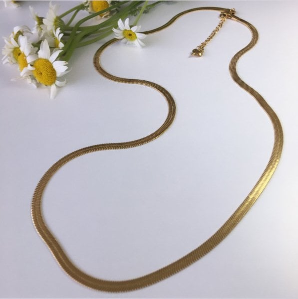 60 Cm Gold İtalyan Zincir Kolye