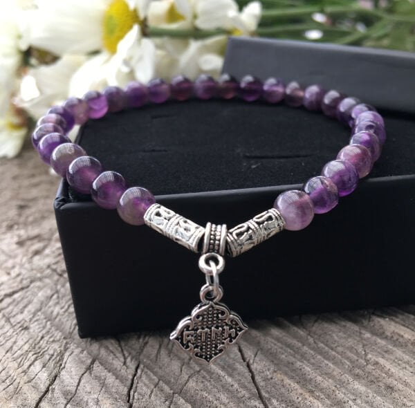 Ametist Doğaltaş Bileklik